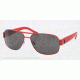 Polo PH3080 Single Vision Prescription Sunglasses PH3080-924387-59 - Lens Diameter 59 mm, Lens Diameter 59 mm, Frame Color Matte Red