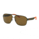Polo PH3105 Single Vision Prescription Sunglasses PH3105-932173-62 - Lens Diameter 62 mm, Frame Color Rubber Olive