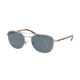 Polo PH3107 Progressive Prescription Sunglasses PH3107-932681-55 - Lens Diameter 55 mm, Frame Color Aged Silver