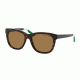 Polo PH4105 Sunglasses 557783-54 - Shiny Dark Havana Frame, Polar Brown Gradient Lenses