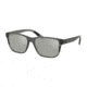 Polo PH4137 Prescription Sunglasses, 57mm, Matte Trasp Black/Black, PH4137-56966G-57-SV