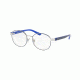 Polo PP8038 Eyeglass Frames 3219-45 - Silver Navy/navy Bright Blue Frame