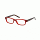 Polo PP8518 PP8518 Progressive Prescription Eyeglasses, 46mm, Opalin Red, PP8518-5693-46-PRO