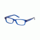 Polo PP8518 PP8518 Progressive Prescription Eyeglasses, 46mm, Trasparent Blue, PP8518-5694-46-PRO