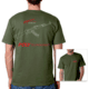 Poly Technologies Legend Chinese 7.62 AK47 Wire Rifle Tactical T-Shirt - Mens