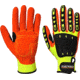 Portwest Anti Impact Grip Glove, Yellow/Orange, Small, A721Y1RS