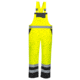 Portwest Contrast Bib and Brace, Yellow/Black, 4XL, S488YBR4XL