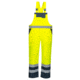 Portwest Contrast Bib and Brace, Yellow/Navy, 4XL, S488YNR4XL