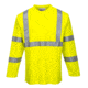 Portwest Flame Resistant Hi-Vis ARC2 Long Sleeve T-Shirt, Yellow, 6XL, FR96YER6XL