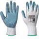 Portwest Flexo Grip Glove, Grey/White, Large, A310GRWL