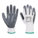Portwest Flexo Grip Glove, Grey/White, Extra Small, A310GRWXS