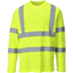 Portwest Hi-Vis Cotton Comfort Long Sleeved T-Shirt, Yellow, Medium, S278YERM