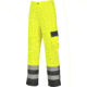 Portwest Hi-Vis Lined Contrast Pants, Yellow/Navy, Large, S686YNRL