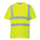 Portwest Hi-Vis T-Shirt, Yellow, 4XL Tall, S478YET4XL