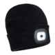 Portwest Rechargeable Twin LED Beanie, Black, One Size, B028BKR