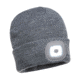 Portwest Rechargeable Twin LED Beanie, Grey, One Size, B028GRR
