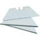 Portwest Replacement Blades for KN30 and KN40, Pack 10, Silver, KN91NCR