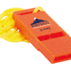 Portwest Slimline Safety Whistle, 120dB, Pack 20, Orange, PA99ORR