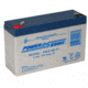 Power Sonic 6 Volt 12Ah Sealed Lead Acid Battery w/ F1 Terminal, Blue/Gray PS6100F1