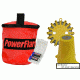 Powerflare 1-Position Cone Adapter Kit with 1-Pack Soft Pack of PowerFlare Lights, Red/Blue LEDs, Tan Shell CKT-SP1-RB-T