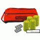 Powerflare 24-Pack PowerFlare Soft Pack, Magnetic, Red/Blue LEDs, Tan Shell SP24M-RB-T