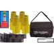 Powerflare 24-Pack Traffic Cone Top Adapters for PowerFlare Lights, Yellow, CTA-24PACK