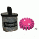Powerflare PF-200 Softpack,  3 Safety Lights,Infrared LED,ACU Bag,3 Batteries, Hot Pink Shell SP3ACU-I-HP