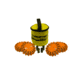Powerflare PF-200 Softpack,  4 Safety Lights,Amber LED,Yellow Bag,6 Batteries, Orange Shell SP6Y-A-O