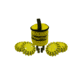Powerflare PF-200 Softpack,  4 Safety Lights,Amber LED,Yellow Bag,6 Batteries, Yellow Shell SP6Y-A-Y