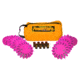 Powerflare PF-200 Softpack,  8 Safety Lights,Amber LED,Orange Bag,8 Batteries, Hot Pink Shell SP8O-A-HP