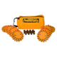 Powerflare PF-200 Softpack,  8 Safety Lights,Amber LED,Orange Bag,8 Batteries, Orange Shell SP8O-A-O