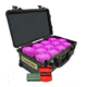 Powerflare PF-200 Incident Command Pack - 24 Lights,Infrared LED,Black Case, 24 Batteries, Hot Pink Shell PFPACK24BK-I-HP