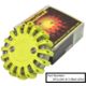 Powerflare Safety Light, Individual, Magnetic, Green LEDs, Olive Drab Green Shell, PF210M-G-OD