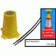 Powerflare Traffic Cone Top Adapter for PowerFlare Lights, Yellow CTA-001