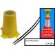 Powerflare Traffic Cone Top Adapter for PowerFlare Lights, Yellow, CTA-001