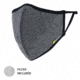 PowerTraveller Defender Pro Reusable Face Mask w/ Composite Filter, Gray, One Size, PPE-GDP050