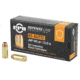 PPU Defense .45 ACP 185 Grain Jacketed Hollow Point Brass Cased Pistol Ammo, 50 Rounds, PPD45