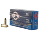 PPU Handgun .40 S&amp;W 165 Grain Flat Point Jacketed Brass Cased Pistol Ammo, 50 Rounds, PPH40F
