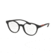 Prada ACTIVE PS01MV Eyeglass Frames DG01O1-50 - Black Rubber
