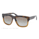 Prada CAST PR14QS Bifocal Prescription Sunglasses PR14QS-RO41X1-55 - Lens Diameter 55 mm, Frame Color Spotted Brown/matte Brown
