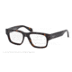 Prada CAST PR19QV Single Vision Prescription Eyeglasses 2AU1O1-51 - Havana Frame