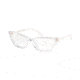Prada CATWALK PR04XV Eyeglass Frames 2AZ1O1-54 - Crystal