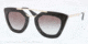 Prada CINEMA' PR09QS Single Vision Prescription Sunglasses PR09QS-1AB0A7-49 - Lens Diameter 49 mm, Frame Color Black