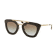 Prada CINEMA' PR09QS Single Vision Prescription Sunglasses PR09QS-DHO4S2-49 - Lens Diameter 49 mm, Frame Color Brown