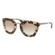 Prada CINEMA' PR09QS Single Vision Prescription Sunglasses PR09QS-UAO1L0-49 - Lens Diameter 49 mm, Frame Color Spotted Opal Brown