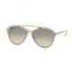 Prada CINEMA' PR12QS Single Vision Prescription Sunglasses PR12QS-TKO3H2-54 - Lens Diameter 54 mm, Frame Color Opal Ivory/Matte Ivory