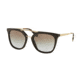 Prada CINEMA' PR13QS Single Vision Prescription Sunglasses PR13QS-DHO4S2-54 - Lens Diameter 54 mm, Frame Color Brown