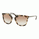 Prada CINEMA' PR13QS Single Vision Prescription Sunglasses PR13QS-UAO1L0-54 - Lens Diameter 54 mm, Frame Color Spotted Opal Brown