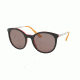 Prada Cinema PR17SS Progressive Prescription Sunglasses PR17SS-VH66X1-53 - Lens Diameter 53 mm, Frame Color Black Pink