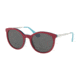 Prada Cinema PR17SSF Bifocal Prescription Sunglasses PR17SSF-VH43C2-55 - Lens Diameter 55 mm, Frame Color Bordeaux/green